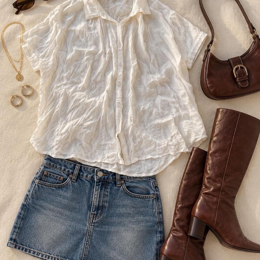 Lulus white textured button-up blouse. Lightweight 100% viscose. Relaxed Fit Med